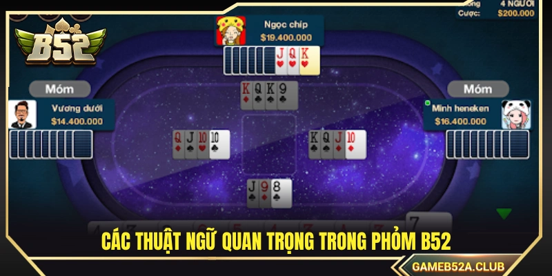 Những thuật ngữ quan trọng trong phỏm B52